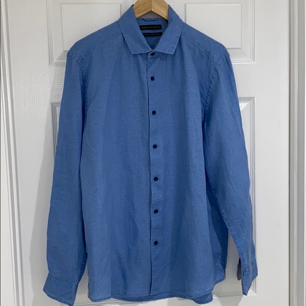 Saks Fifth Ave Linen Shirt